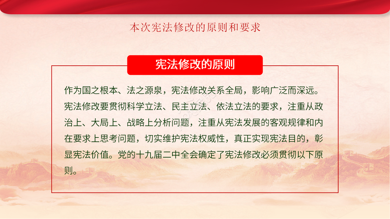 工厂单位党支部新宪法学习解读ppt模板