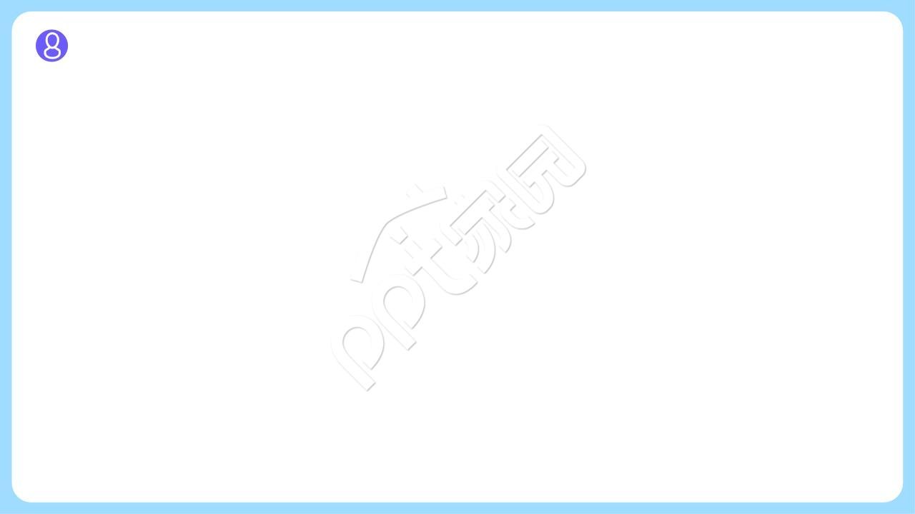 卡通大学生竞选图表展示框ppt背景图片