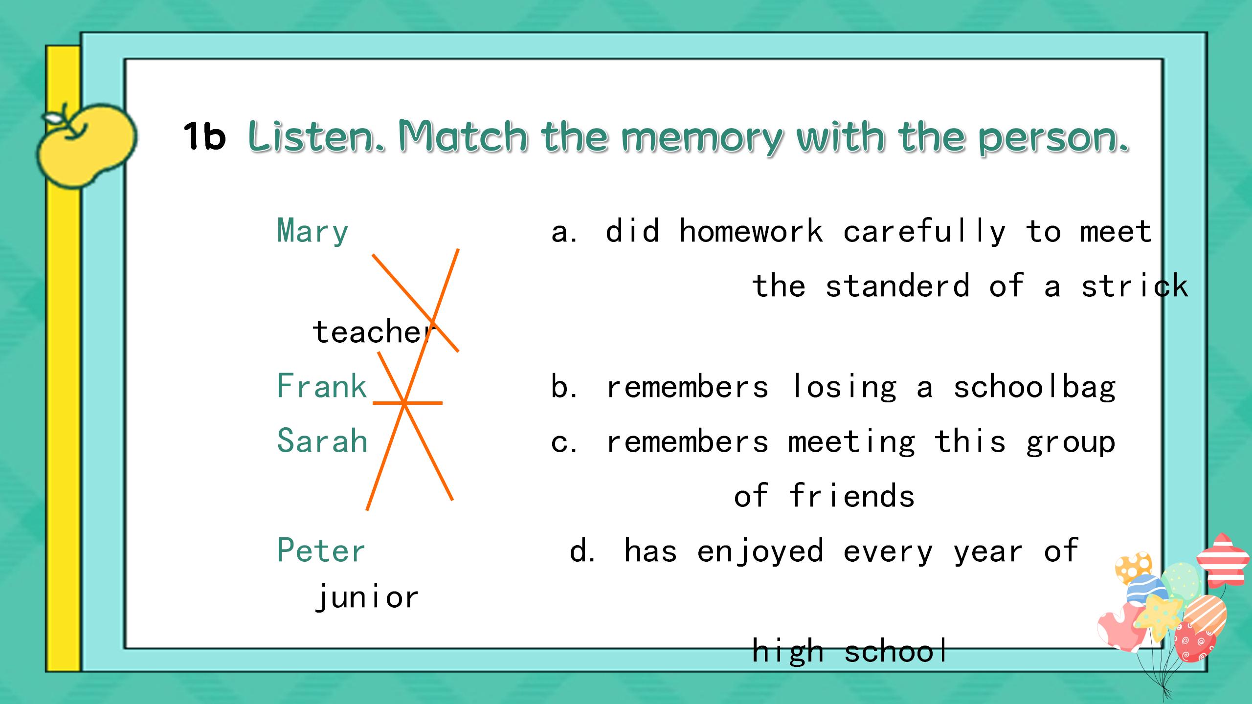 《I remember meeting all of you in Grade 7》PPT课件10PPT课件下载