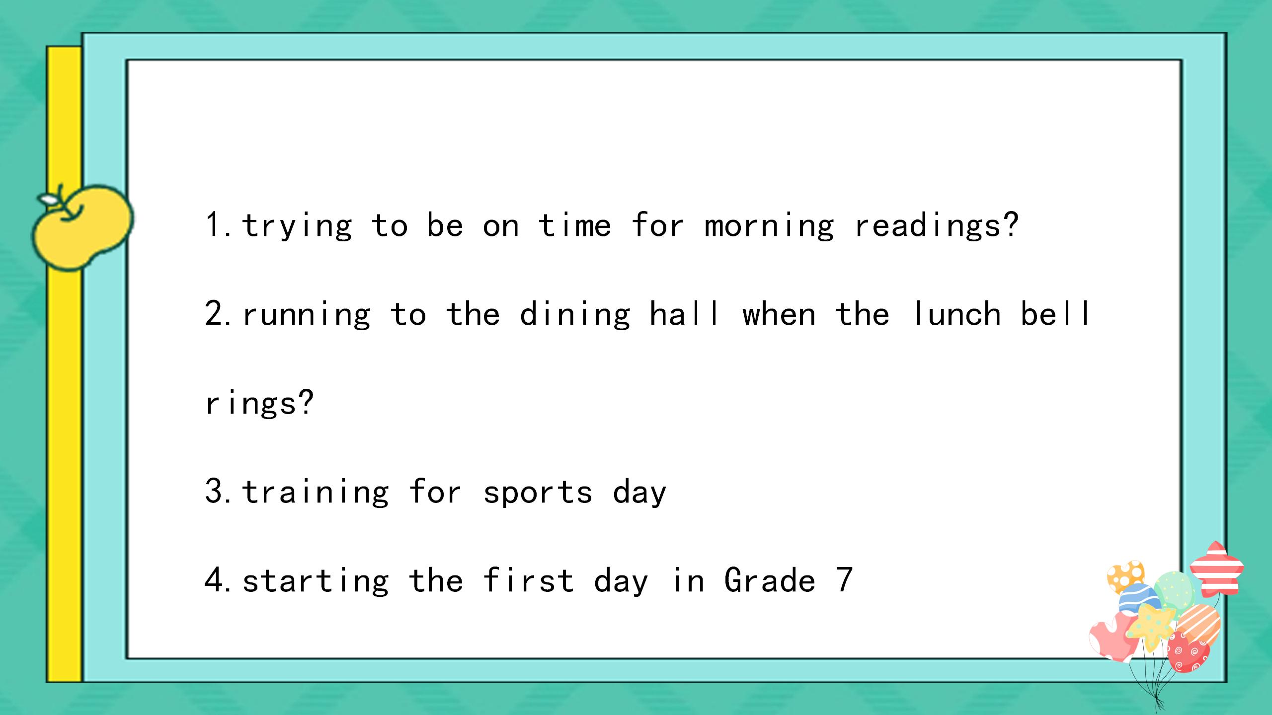 《I remember meeting all of you in Grade 7》PPT课件11PPT课件下载