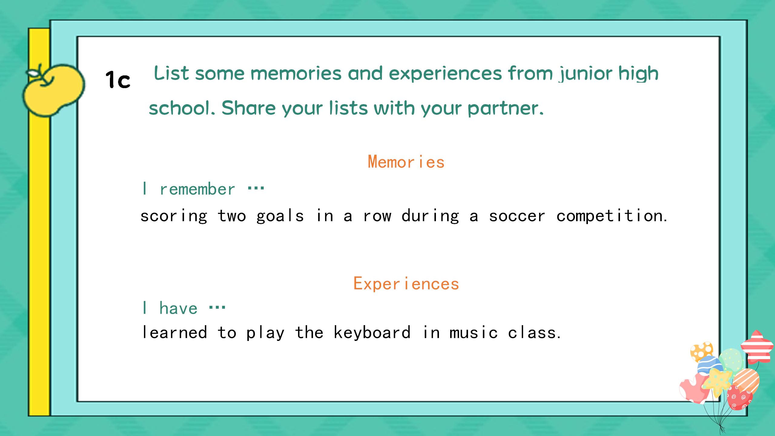 《I remember meeting all of you in Grade 7》PPT课件10PPT课件下载