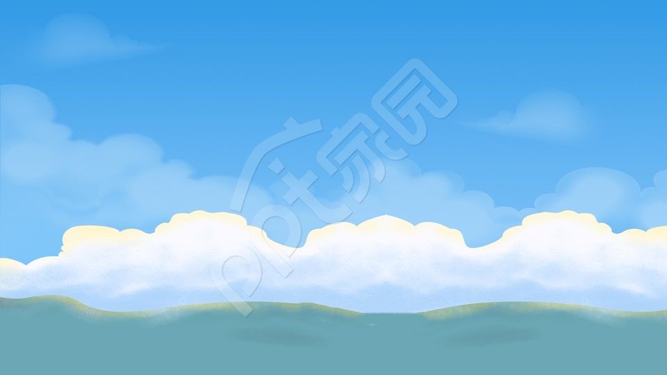 清新简约生活聚会ppt模板背景