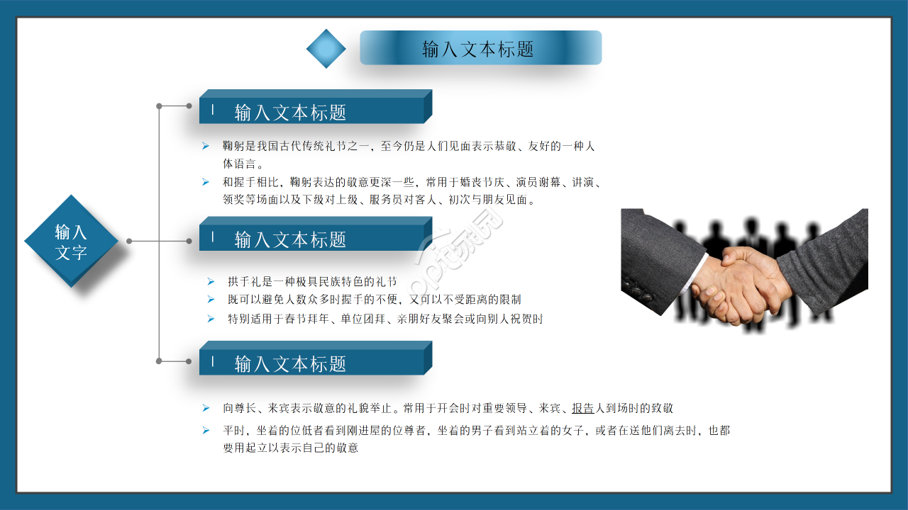 简约清新360度绩效考核PPT模板