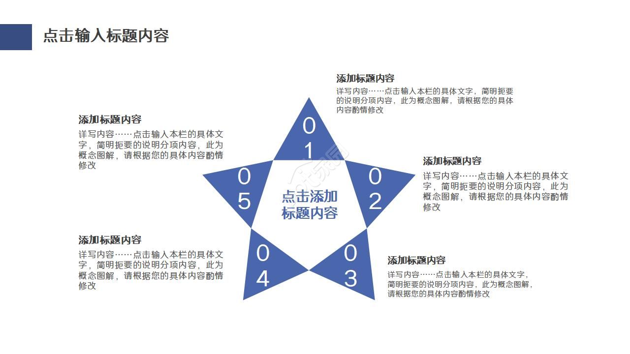 蓝色简约公司述职报告汇报ppt模板