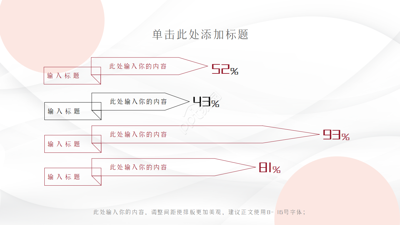 餐饮行业产品ppt模板
