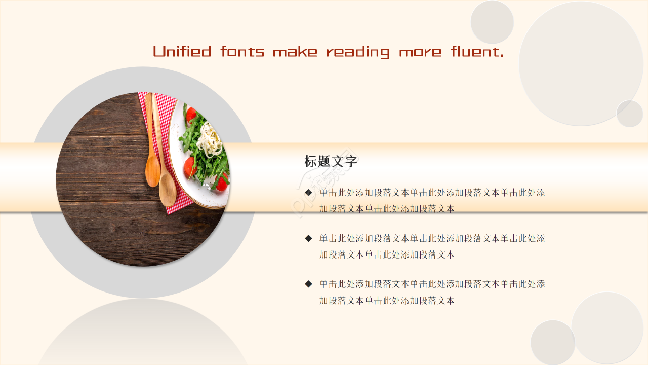 餐饮项目投资分析ppt模板