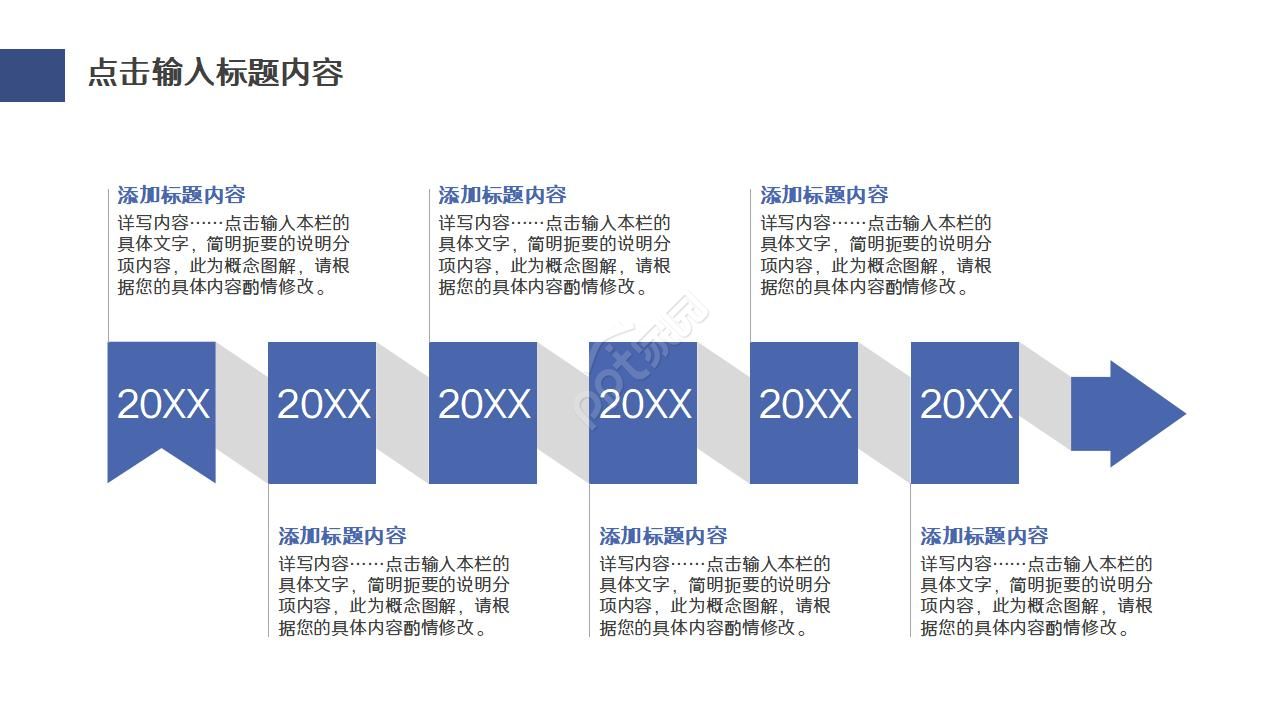 蓝色简约公司述职报告汇报ppt模板
