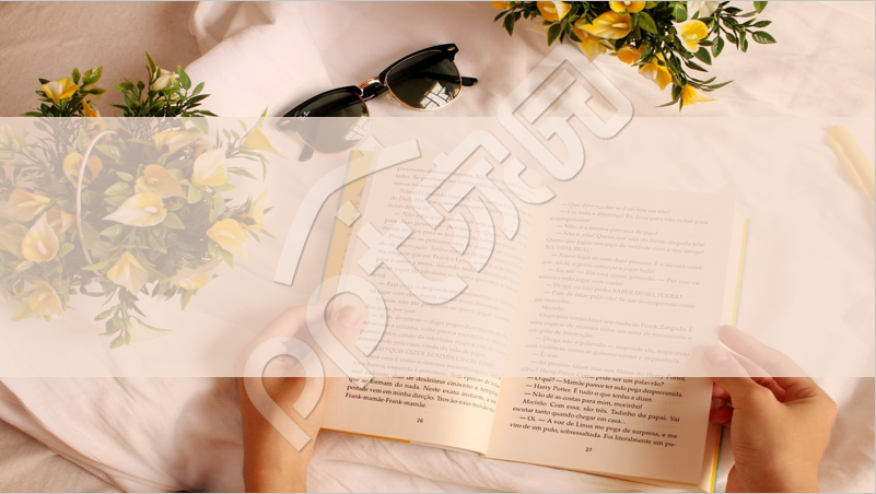 创意简约书本立体PPT模板背景