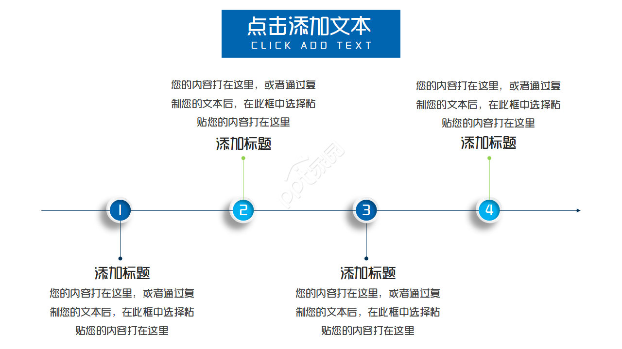 蓝色简约医疗工作汇报PPT模板