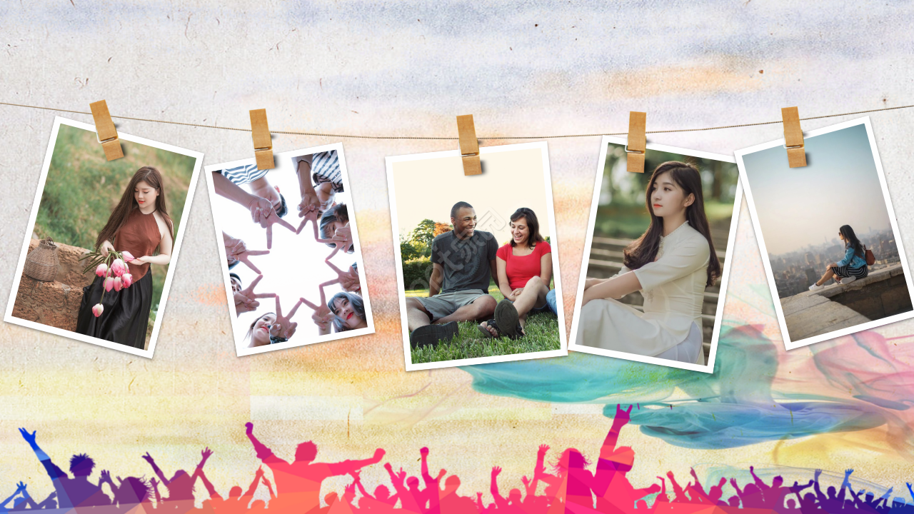 匆匆那年毕业PPT模板