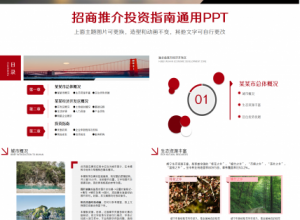 招商引资推介会ppt模板下载推荐