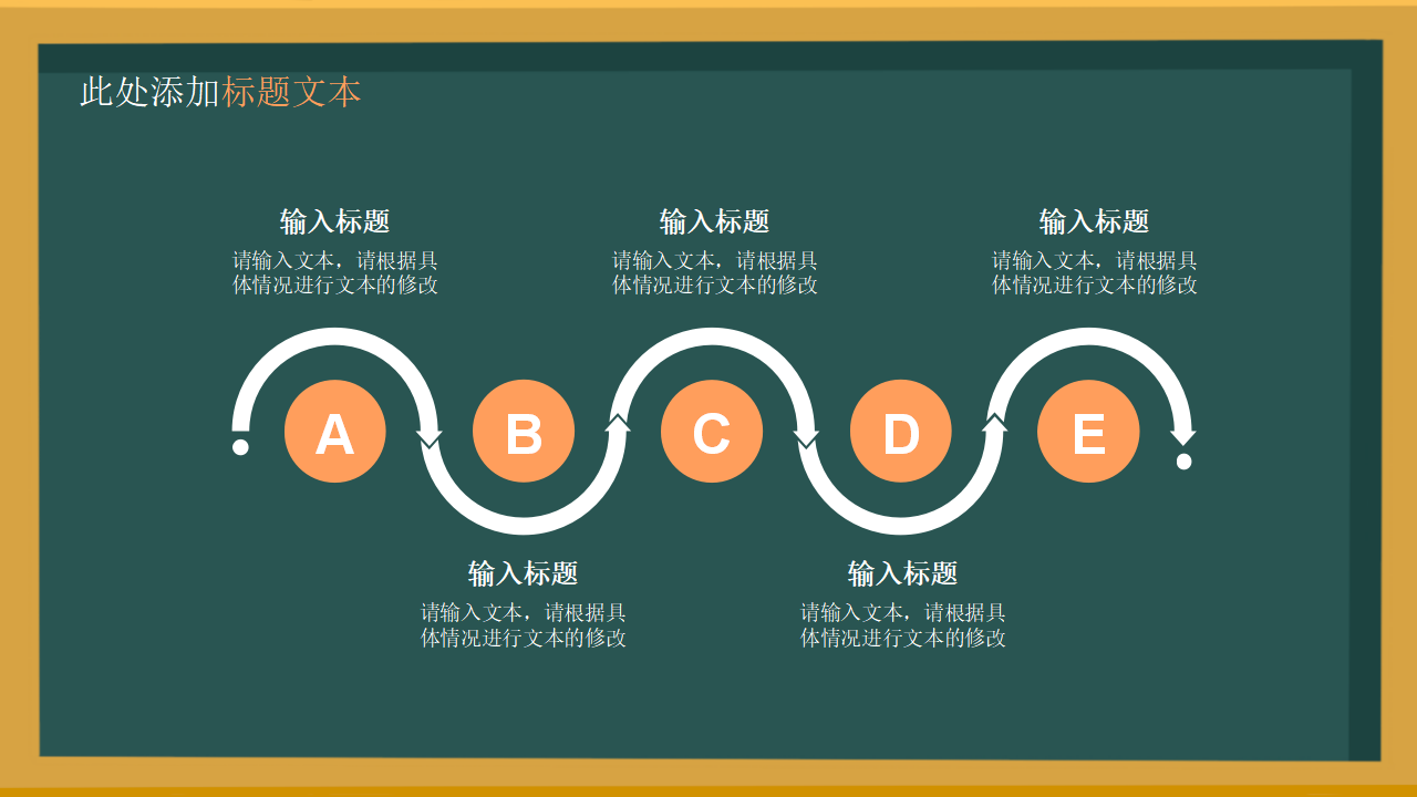 黑板风结课答辩主题教育课程总结主题班会ppt模板