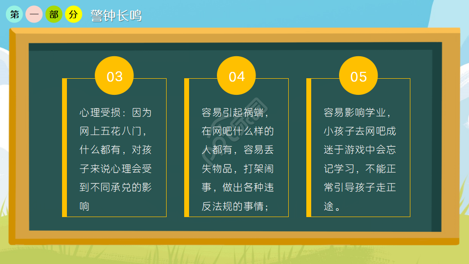 校园网络安全宣传ppt模板