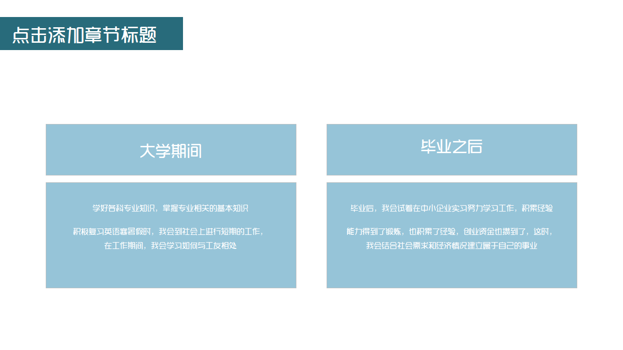 艺术生涯职业规划书职业发展规划规划书模板ppt模板