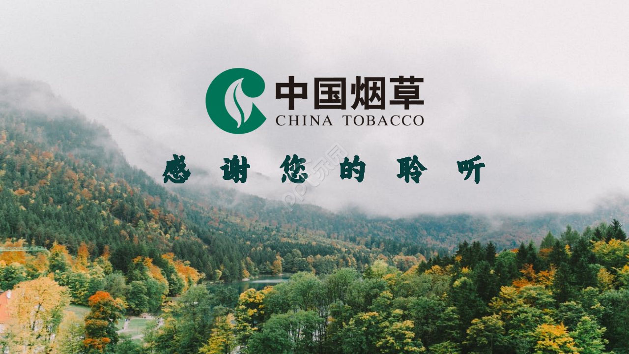 烟草局工作总结ppt模板