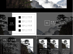 欧美风创业融资沟通商务合作年度总结黑色简约ppt模板下载推荐