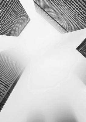 黑白相间简约设计PPT模板背景