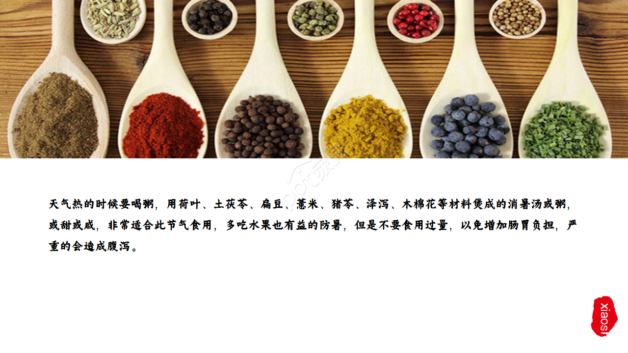 水墨中国风荷花二十四节气小暑商务合作知识教育ppt模板