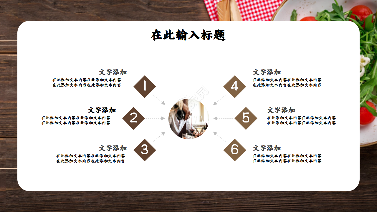 餐饮企业融资淡雅棕色系列ppt模板