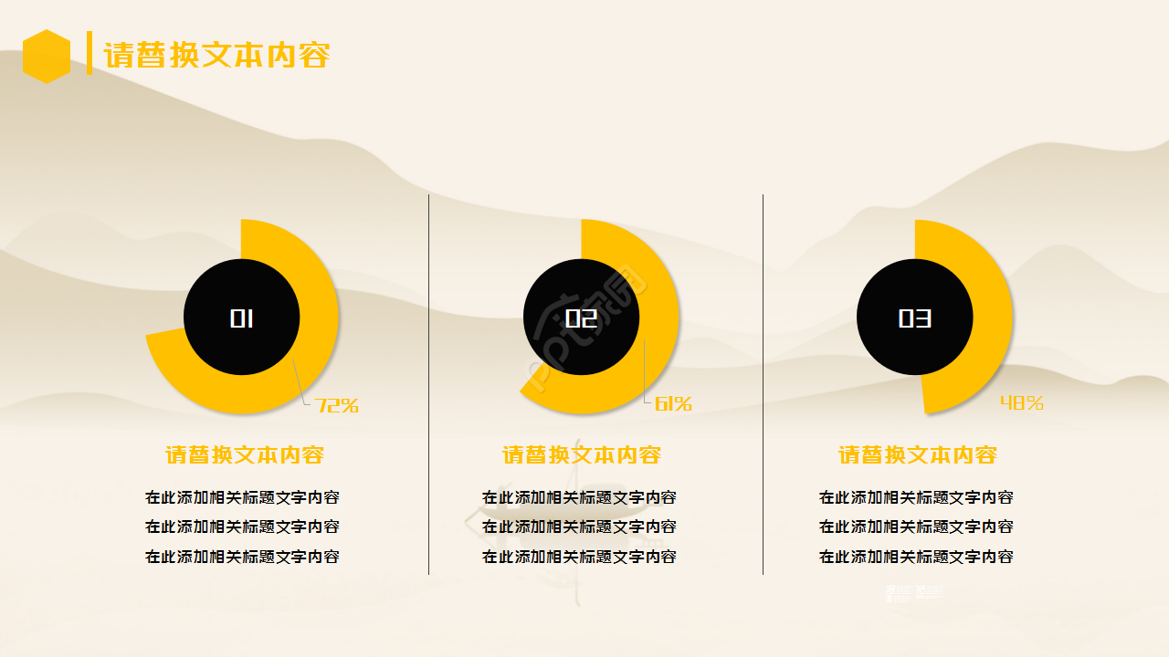 保险演讲范文唯美古韵山水画项目策划ppt模板