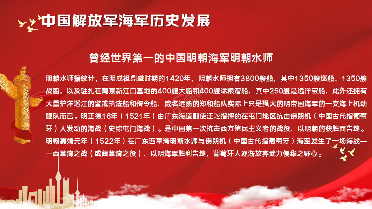 团委纳新自我介绍红色大气爱国党政教育ppt模板