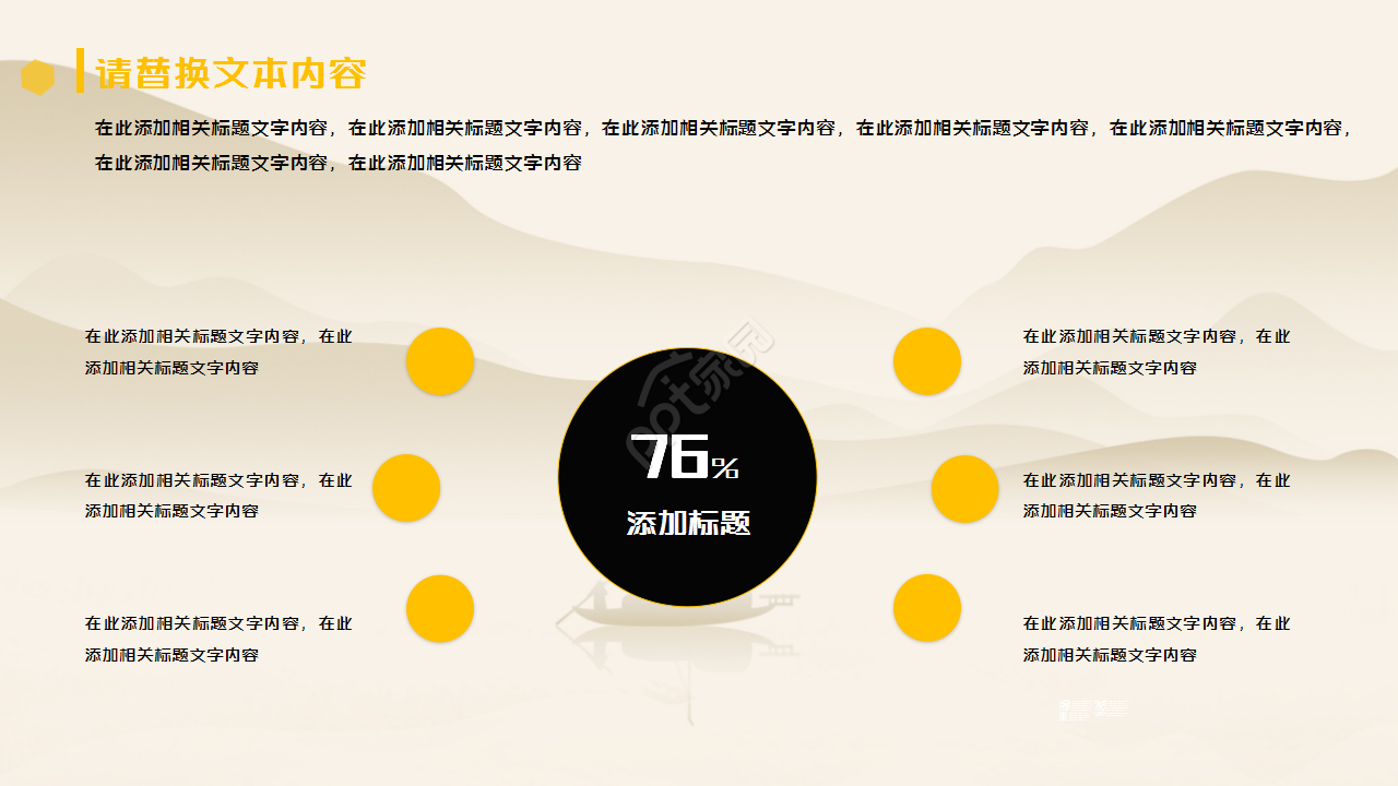 保险演讲范文唯美古韵山水画项目策划ppt模板