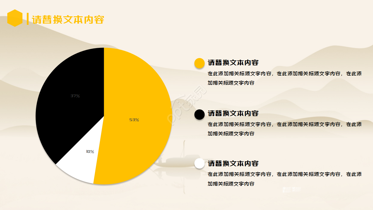 保险演讲范文唯美古韵山水画项目策划ppt模板