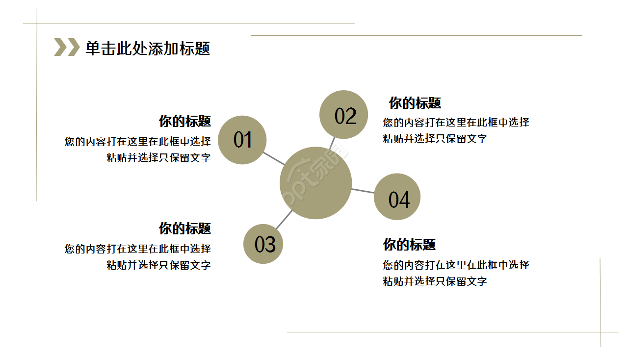 时尚大气欧美风商务商务合作年度汇总企业规范PPT模板