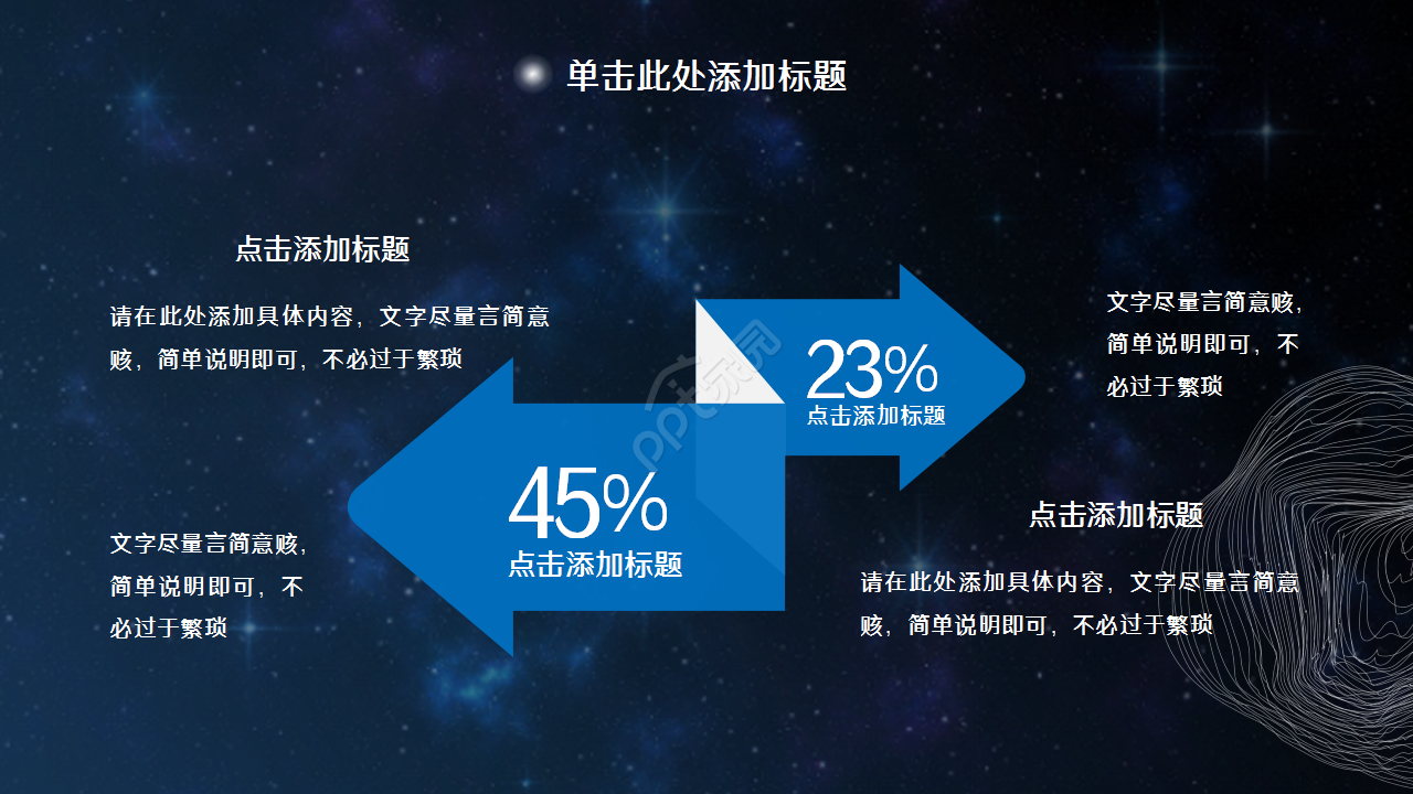 未来科技感商务通用工作总结年度汇报PPT模板