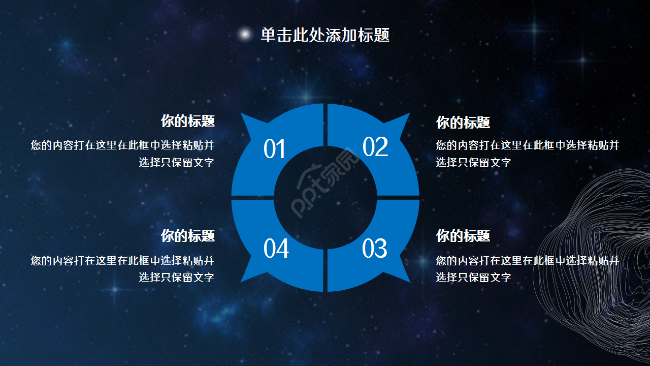未来科技感商务通用工作总结年度汇报PPT模板