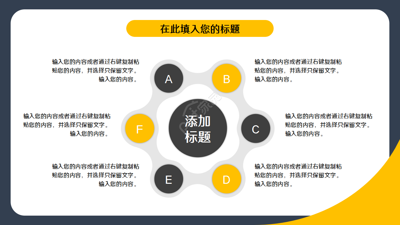 扁平化商务简洁城市建筑风格工作汇报ppt模板