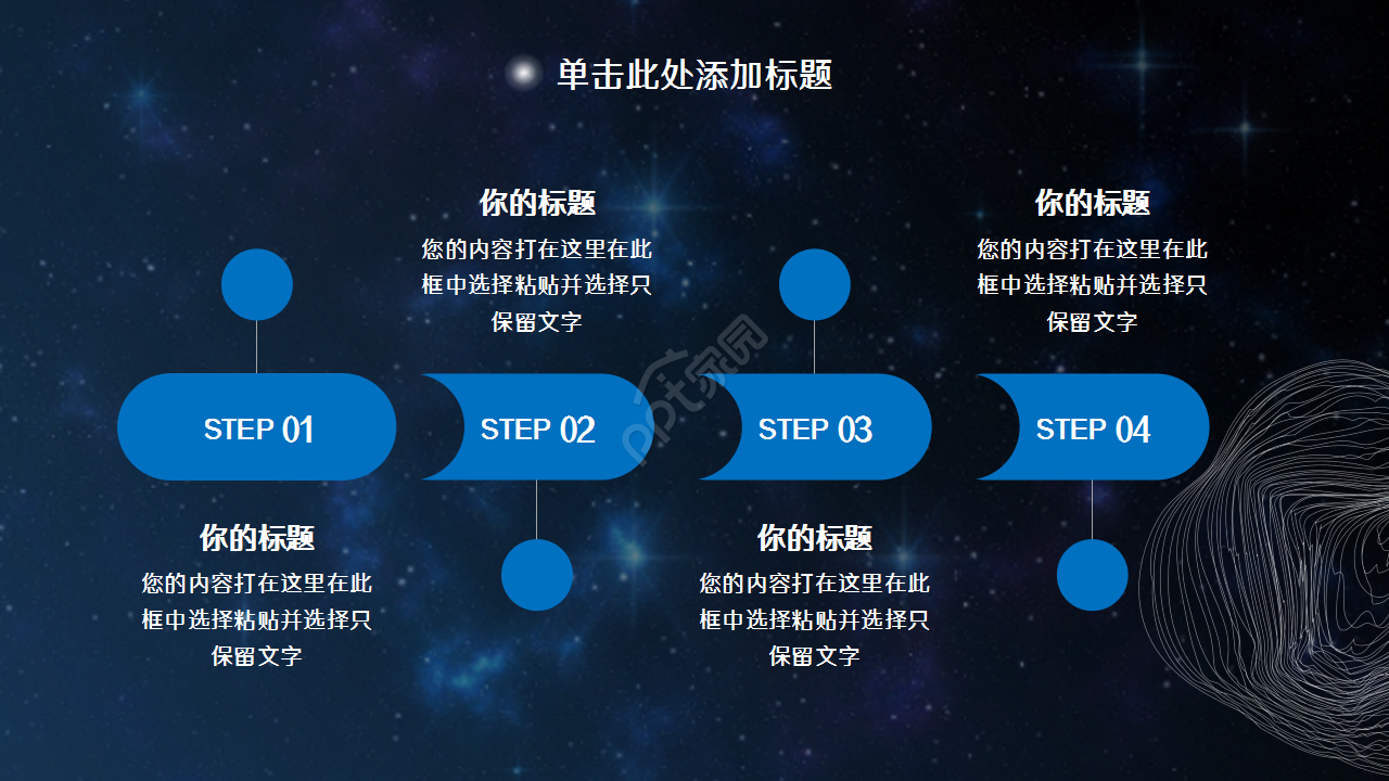 未来科技感商务通用工作总结年度汇报PPT模板