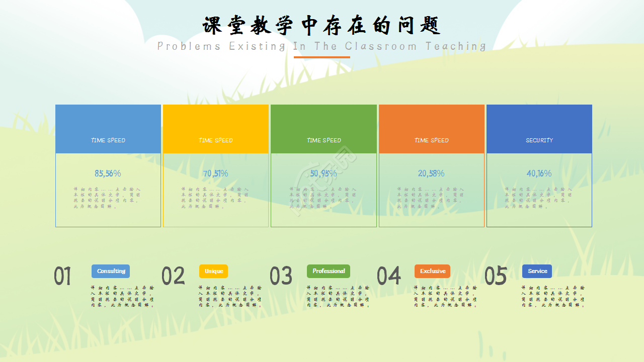 时尚信息化教学设计培训品牌策划演讲活动ppt模板