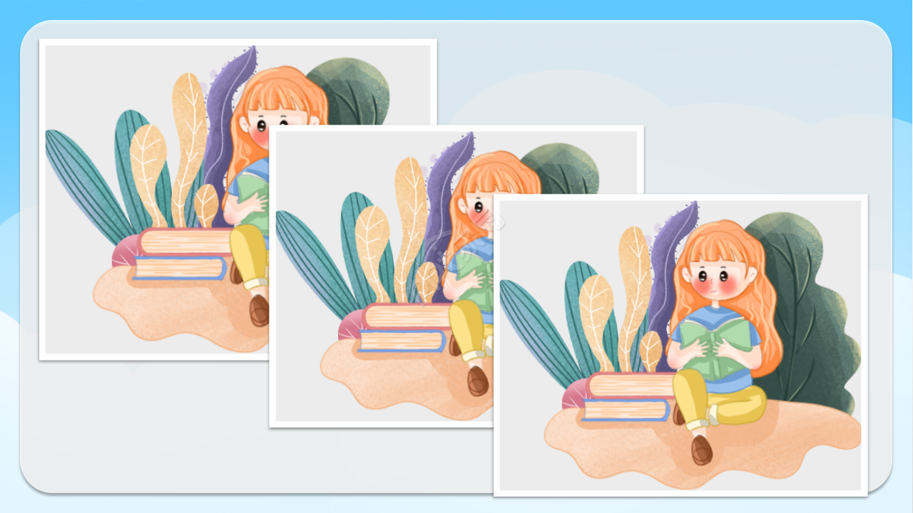 开学典礼卡通人物教育培训教学课件ppt模板