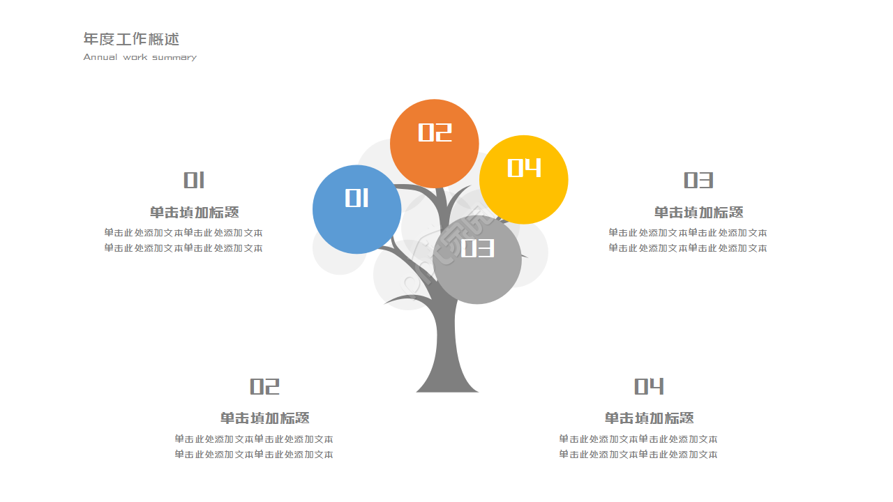 时尚浅色羽毛工作计划总结工作汇报ppt模板