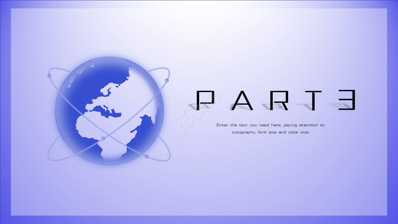 大气紫色渐变科技风PPT模板