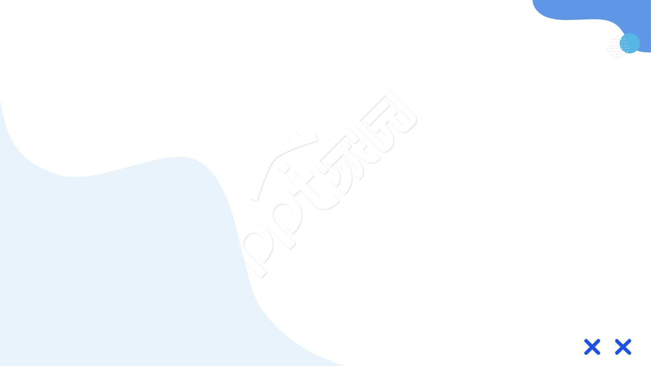 蓝色简约设计PPT模板背景