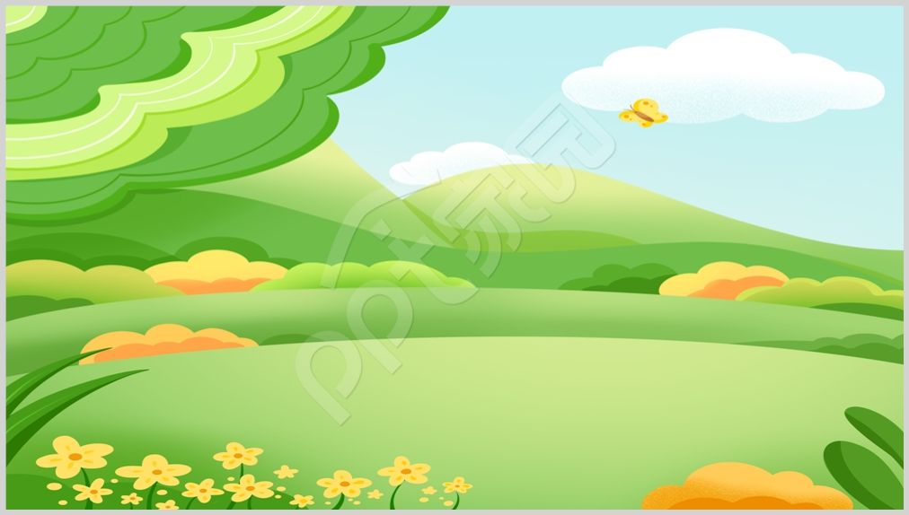 绿色垃圾分类工作总结PPT背景图片