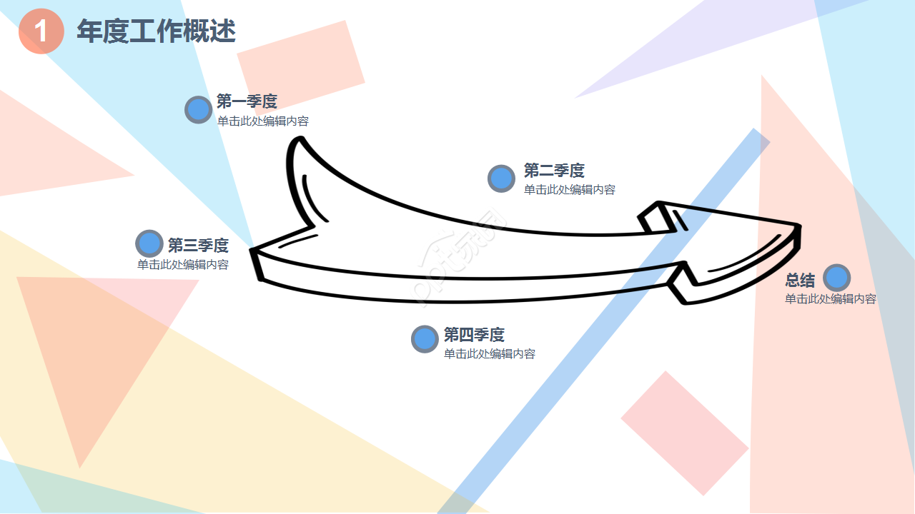 毕业设计工作手册创意风格季度总结ppt模板