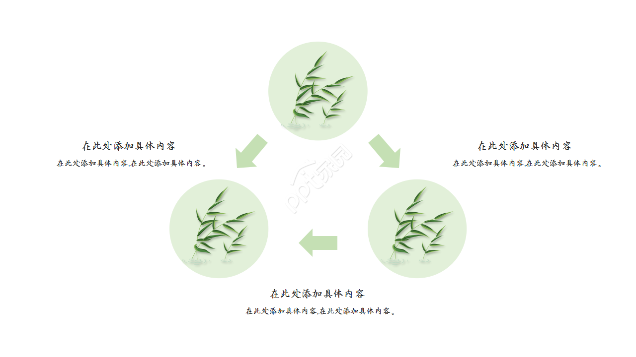 古风淡雅小清新商务合作工作汇报ppt模板