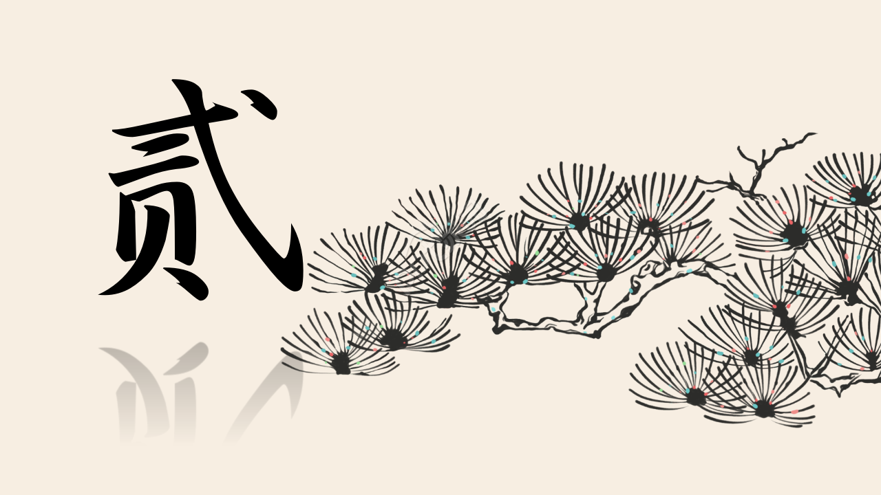 古风宫廷主题商务合作部门汇报模板