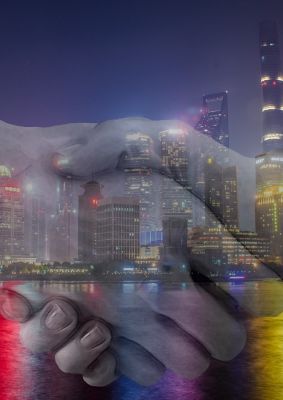 城市建筑商务风PPT背景图片
