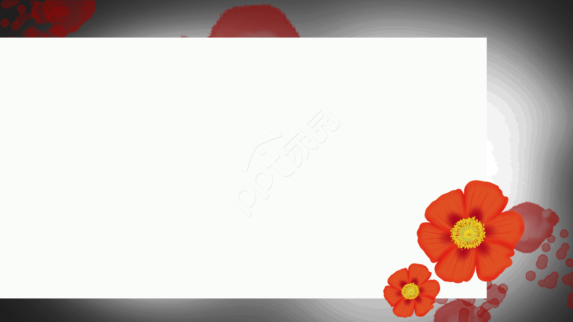 红色庄重禁毒工作汇报PPT背景图片