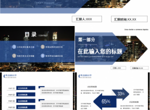电商运营员工转正申请商务汇报工作总结ppt模板下载推荐