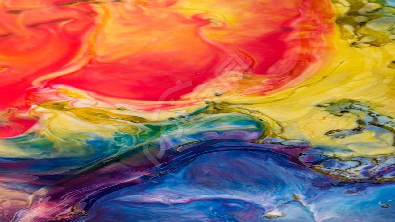 彩色梦幻商务汇报PPT背景图片