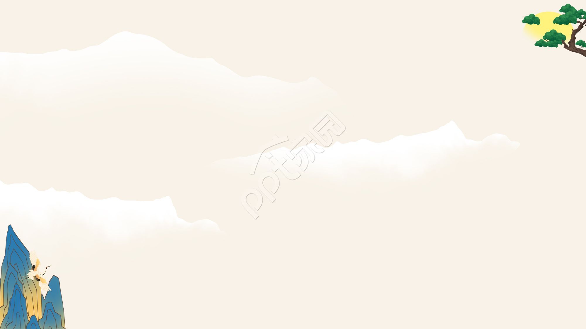 中国风传统古典项目汇报PPT背景图片