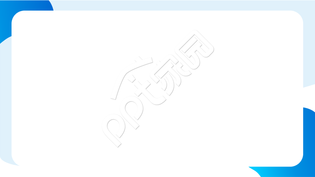 蓝色清爽工作总结PPT背景图片