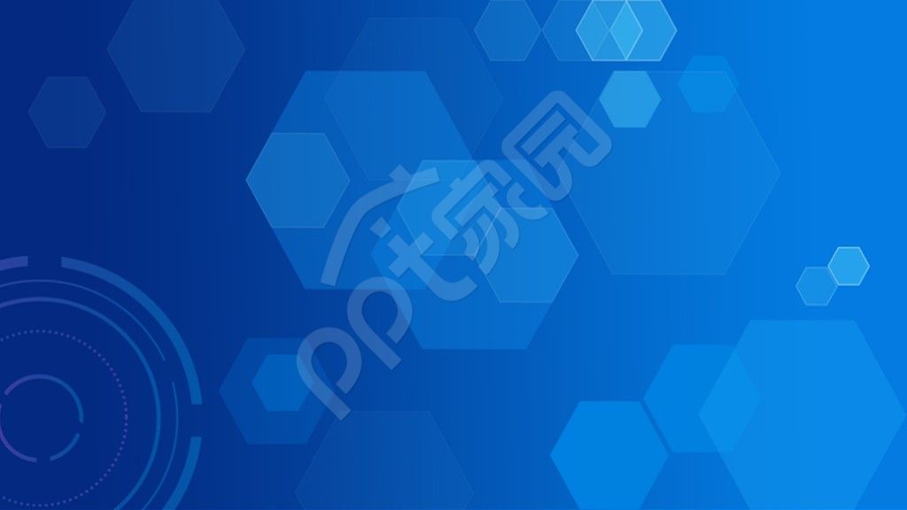 深蓝色简约工作汇报PPT背景图片