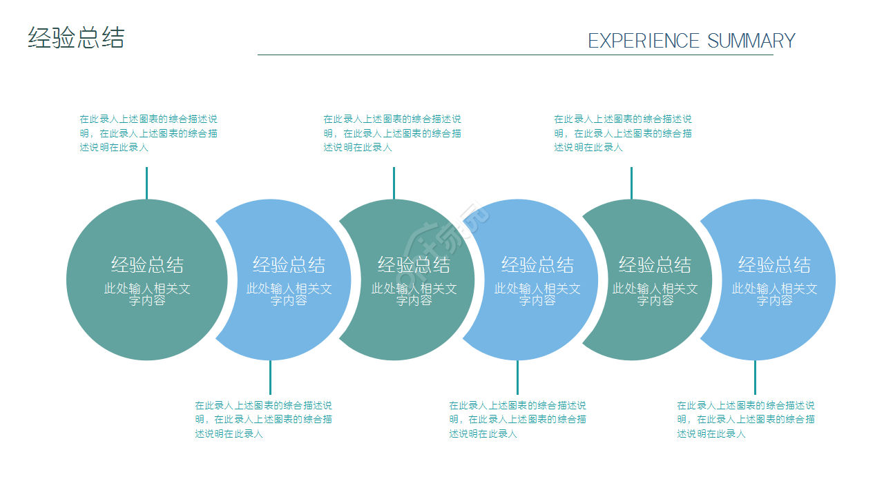 水彩创意年终总结工作汇报内容选宣传ppt模板