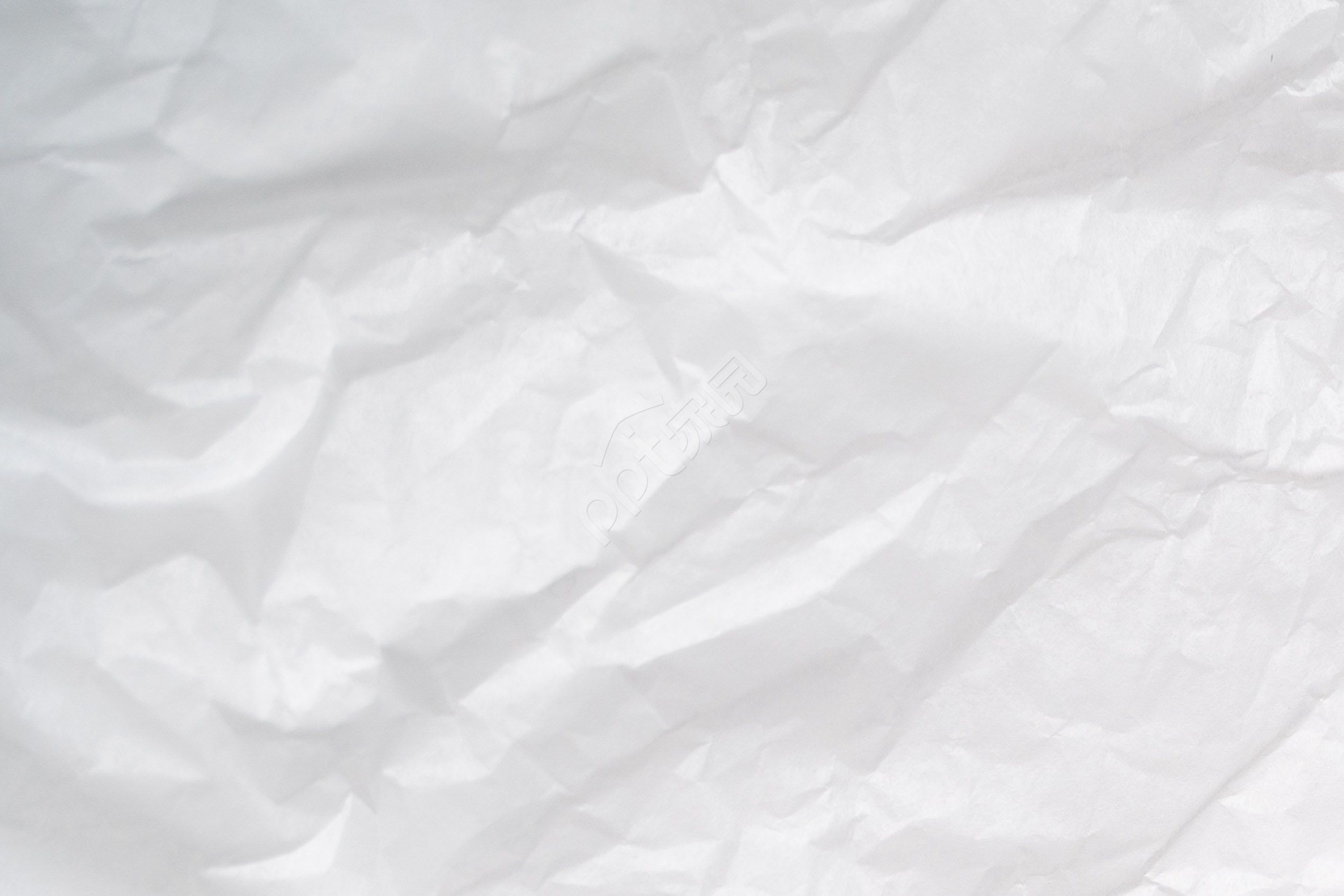 极简褶皱白纸工作汇报PPT背景图片